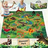 dinosaurier figuren set kaufen 11 Stück Lebendige Dinosaurier -- Das dinosaurier-spielzeug-set enthält 11 arten von dinosauriern, darunter Tyrannosaurus, T-rex, Therizinosaurus, Triceratops, Giganotosaurus, Veloriraptor, Stegosaurus, Brachiosaurus, Dimetrodon, Spinosaurus, Pterodactyl. Der dinosaurier besteht aus ungiftigem pvc-material und ist hell handbemalt, wodurch er haltbarer und lebendiger wird.