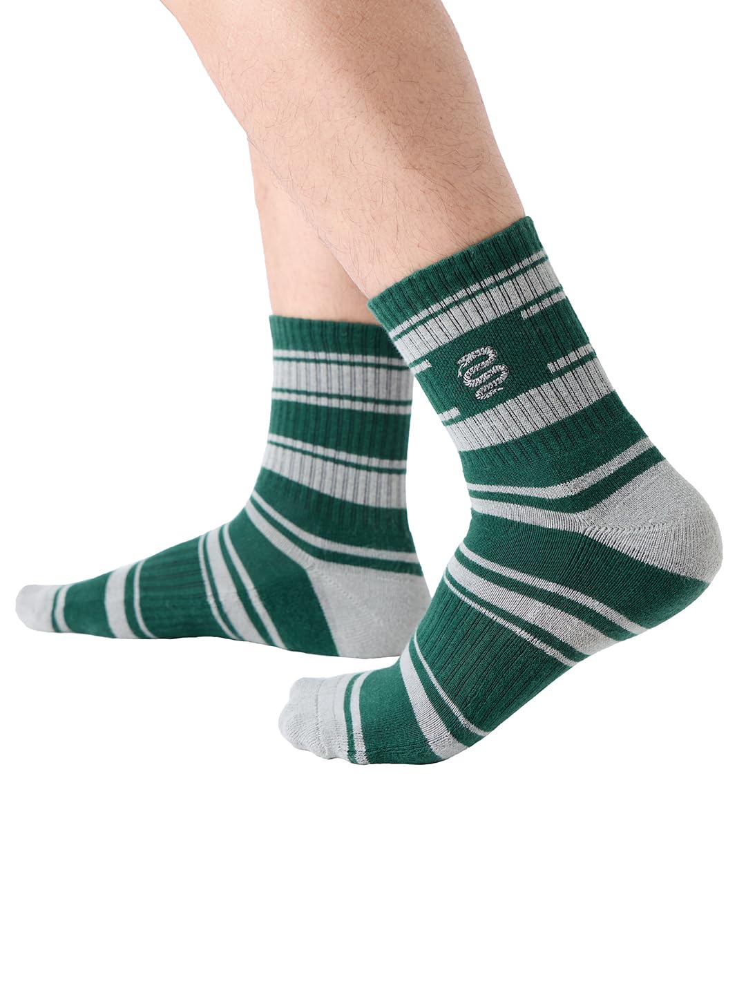the souled store Harry Potter: Slytherin Men and Boys Ankle Length Pull On Printed Cotton Blend Socks-picture-43