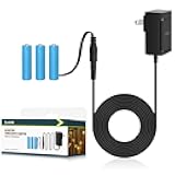 Lenink AC Power Supply Adapter for 3 AA Battery, AA Battery Replacement Adapter for LED Light, Decorations (Black)