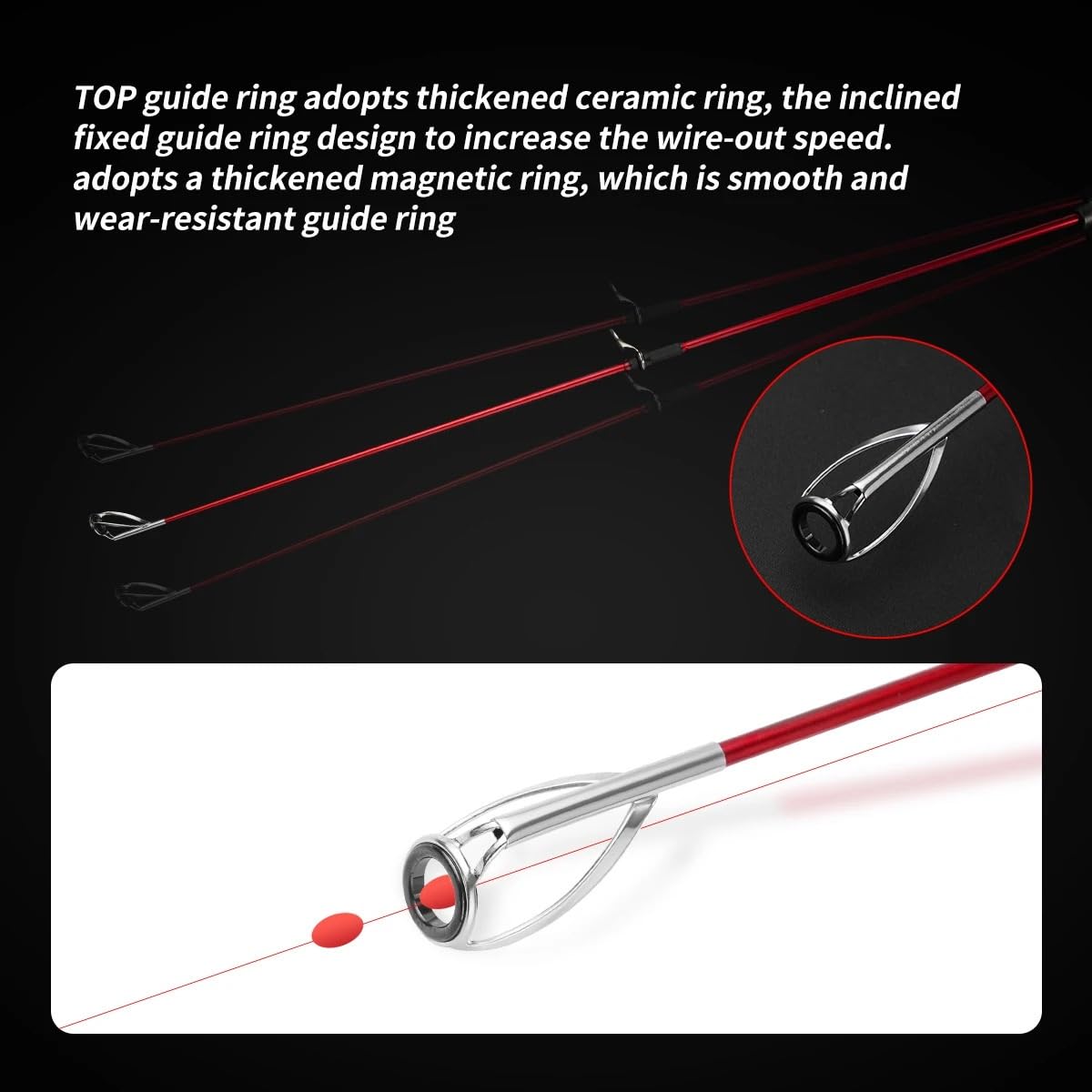 Canna da Pesca,Canna da Pesca Surfcasting Canne da Pesca telescopiche da Surf 4,2 m 4,5 m 60-120 g 30T Carbon Surfcasting Shore Fishing Pole(4.5m)