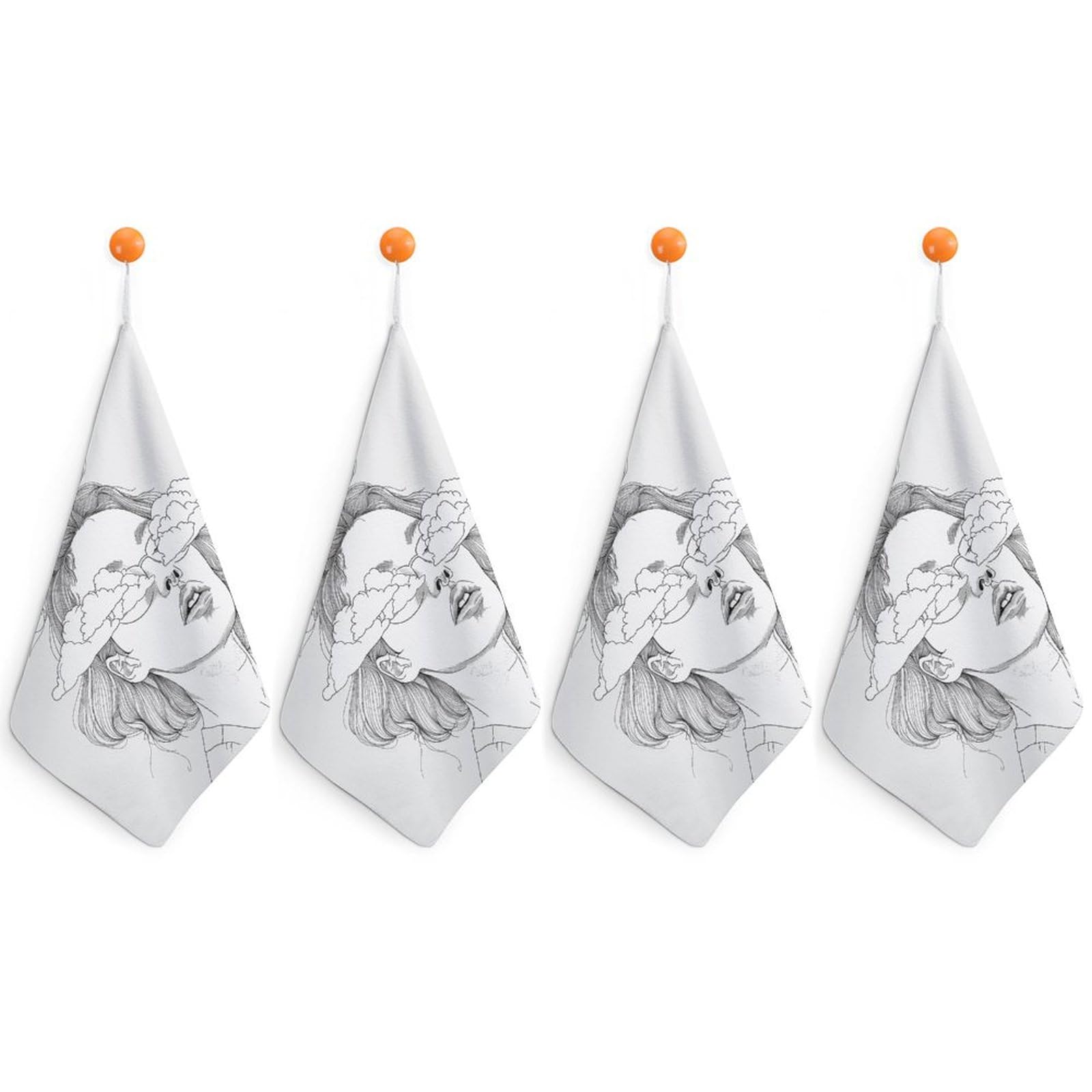 Serviettes de toilette anti humidité lot de 4 serviettes de bain séchage rapide douche