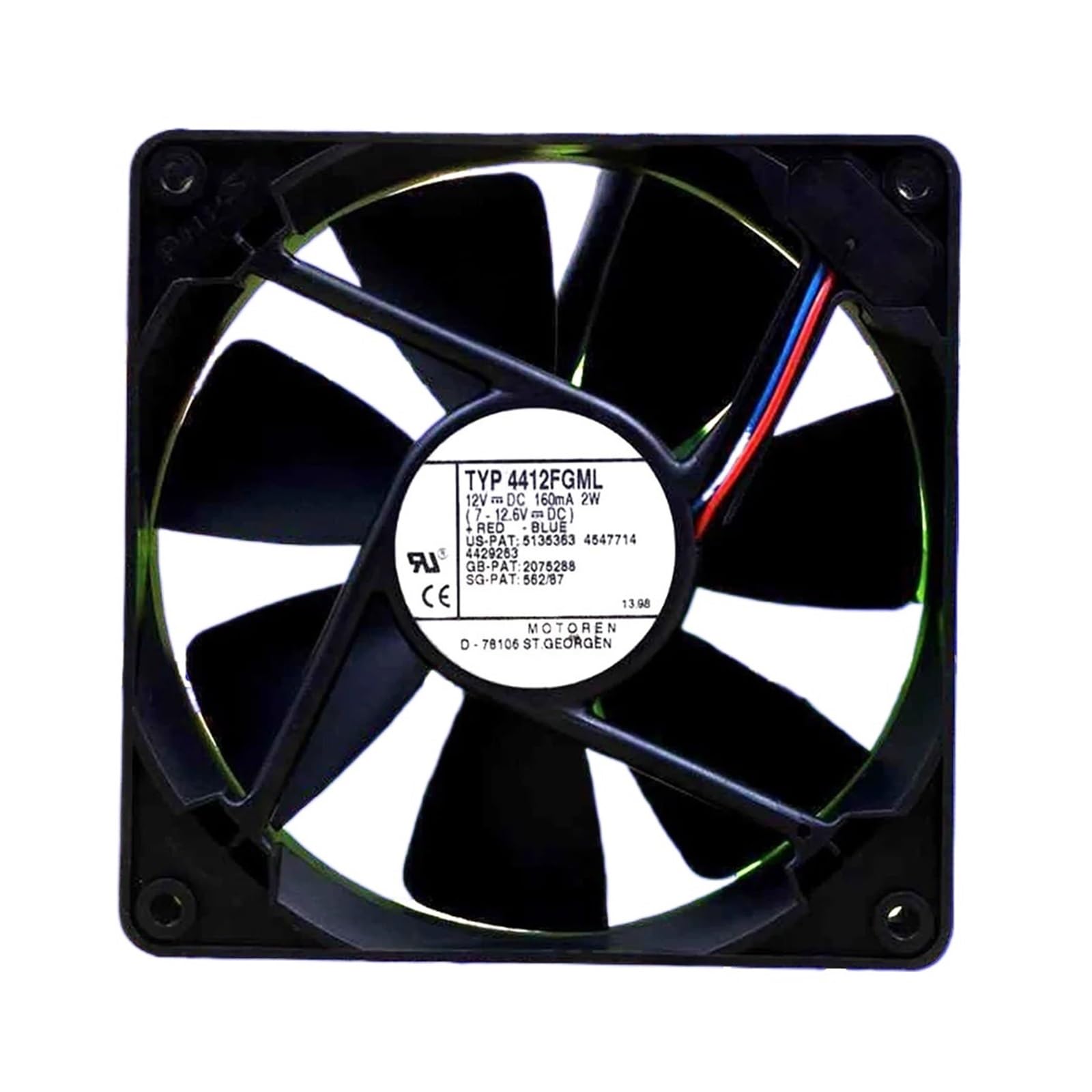 OKEWGHFL 4412FGML 4412FGML 12VDC 2W COOLING FAN 12025 12CM 120 * 120 * 25MM
