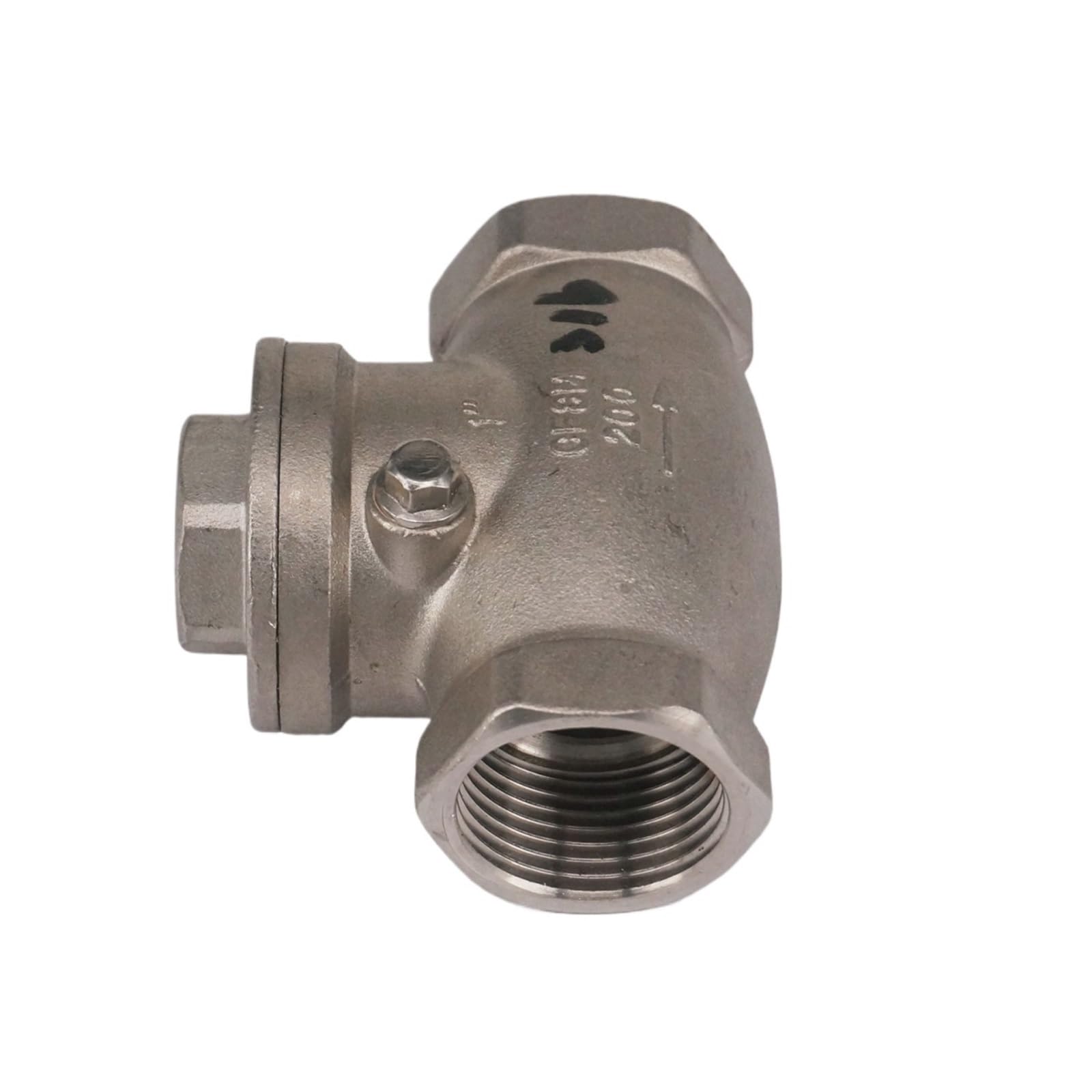 Dkgnyxnplj One Color Dn25 1" 304 Stainless Steel Swing Check Valve Non-Return