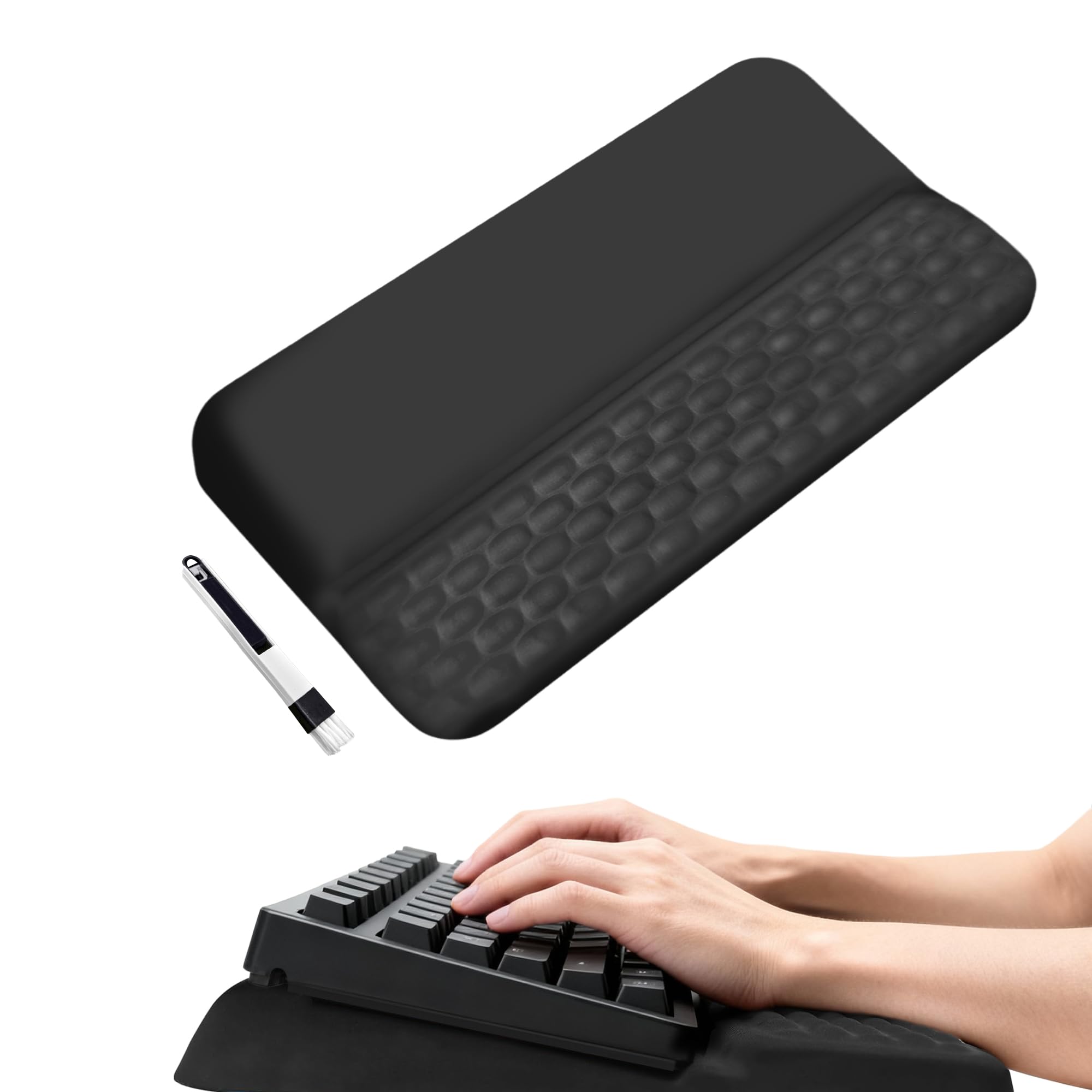 Wrist Rest for Keyboard Ergonomic Keyboard Stand with Wrist Rest Soft Memory Foam Wrist pad with Non-Slip Base