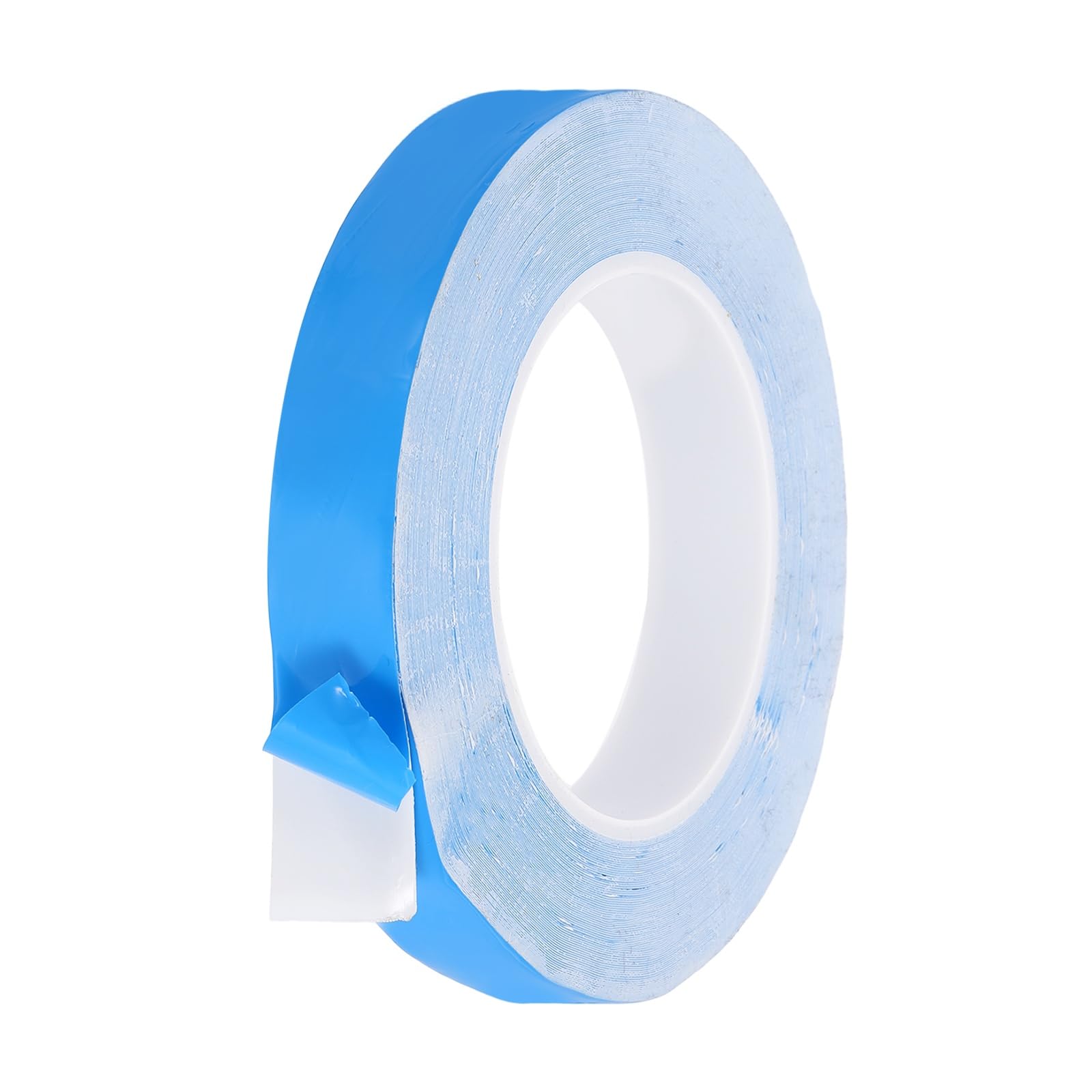 sourcing map Thermal Adhesive Tape, 25m x 20mm x 0.25mm Double Sided Thermal Tapes Conductive Tape Electrically Insulated for Coolers LED Strips Heat Sink Computer CPU GPU, Blue