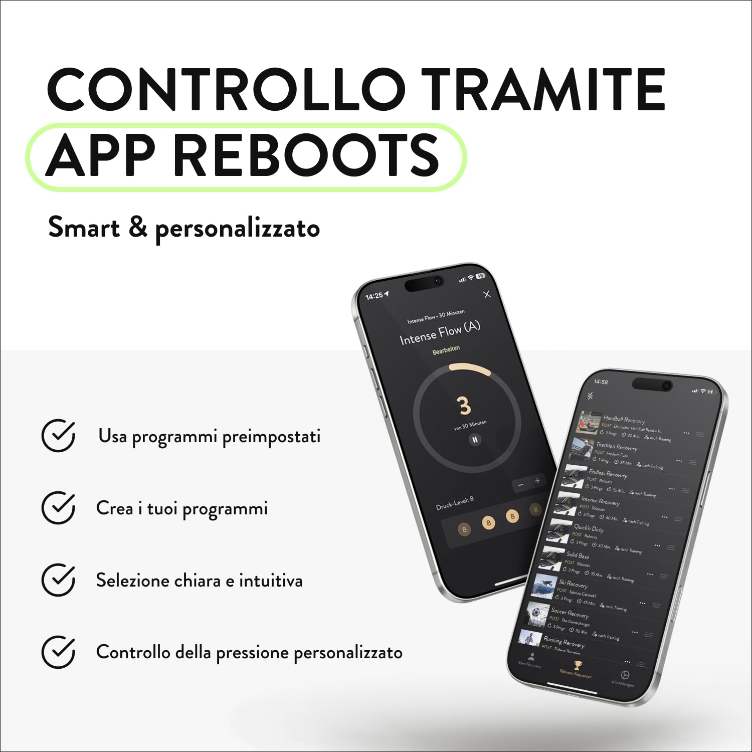 Go Lite Pants - Massaggiatore per gambe | 180 mmHg | 4 camere sovrapposte | per casa e in viaggio | L