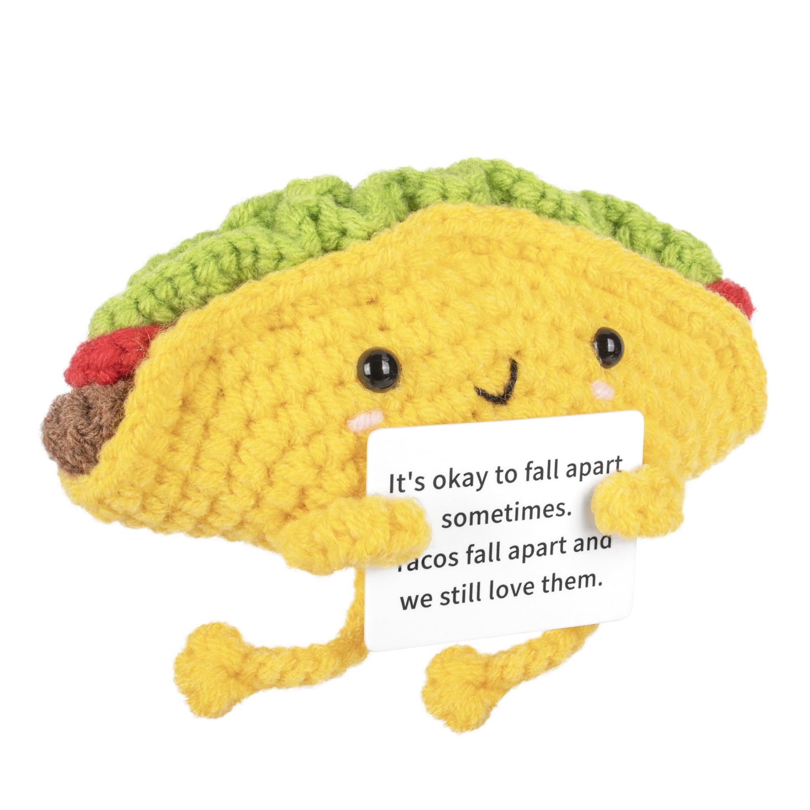 Handmade Crochet Taco Doll – Cute Emotional Support Gift For Valentine's, Birthday, Christmas - View #12