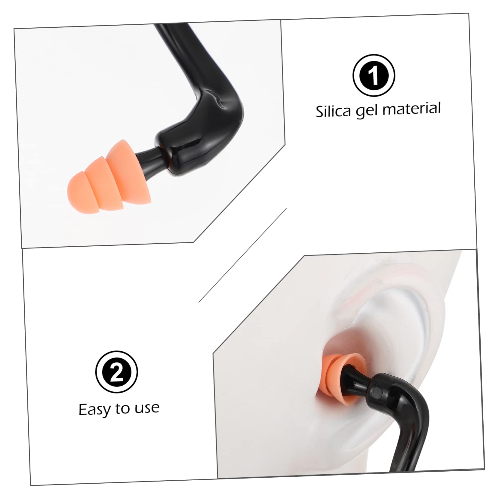 Tappi Auricolari Antirumore in Silicone Fascia 10 Pezzi