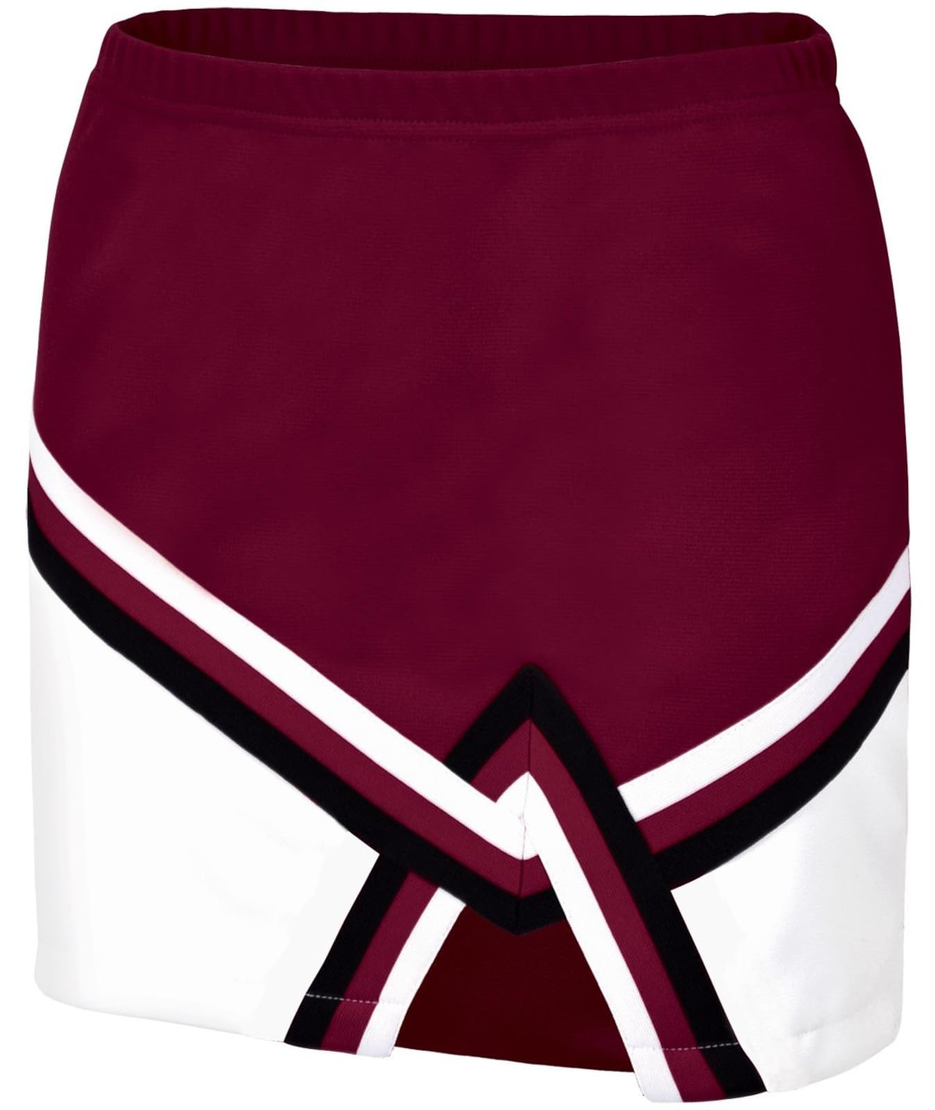 chassé Sport Legacy Girl's Cheerleading Skirt | Cheerleading Uniform in Youth and Adult Sizes (Black, White, Maroon, A2XL)