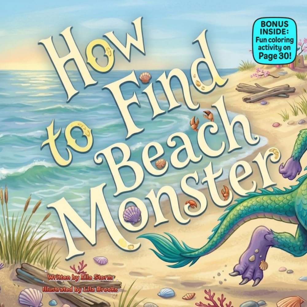 How to Find a Beach Monster: A Funny Rhyming Picture Book for Kids About Courage, Friendship, and Silly Seaside Surprises