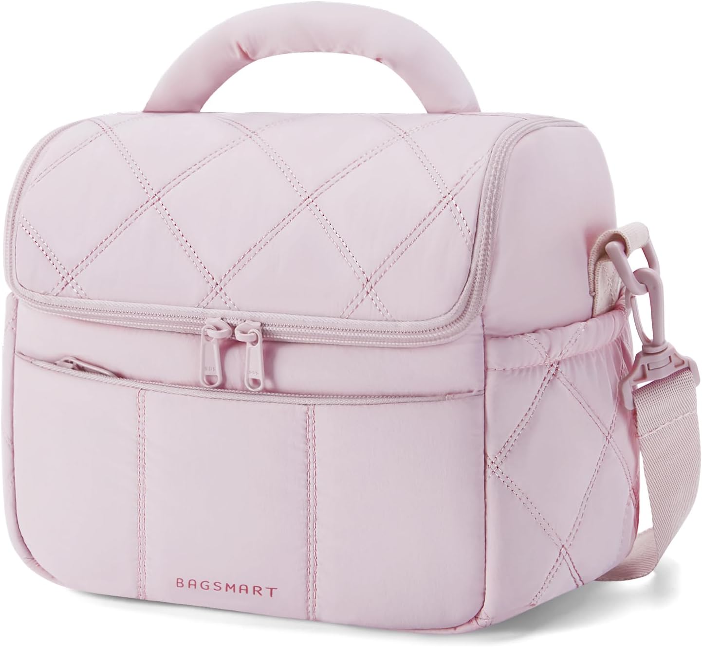 BAGSMART 保冷バック 小型 ランチバッグ 保冷バッグ お弁当 保冷バッグ 防水性 弁当箱 袋 保冷バック 軽量 通勤 通学 ランチバッグ 大容量 保温 飲み物 ランチバック