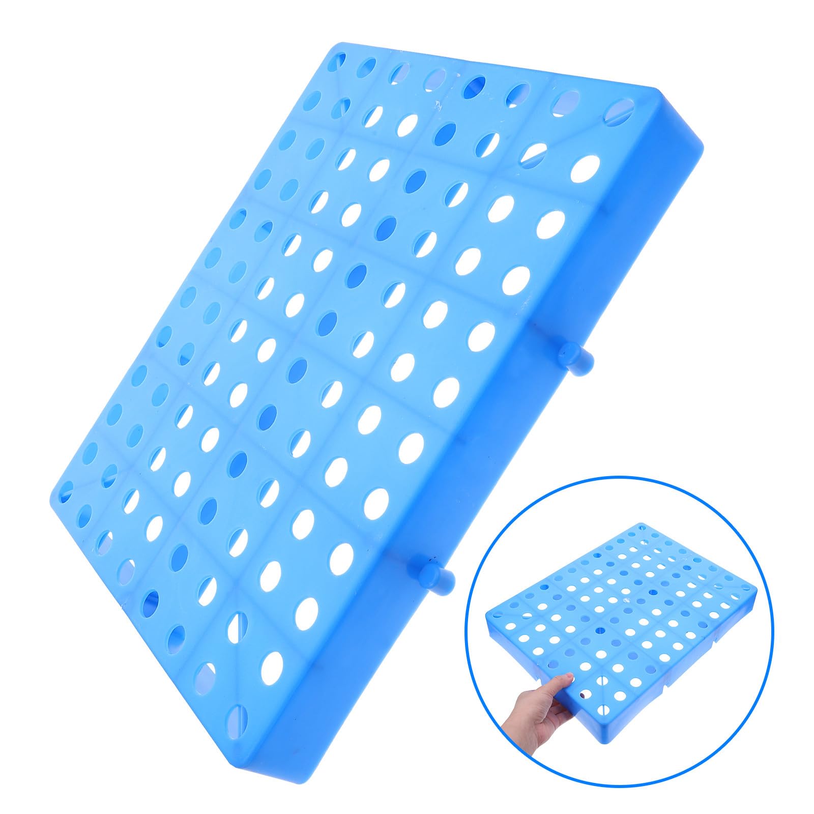 Palet de Plástico Ventilado 40x30x5 Cm Resistente Humedad, Divisor de Estantes Rejilla Transpirable para Almacenamiento en Almacenes, Supermercados y Cámaras Frigoríficas