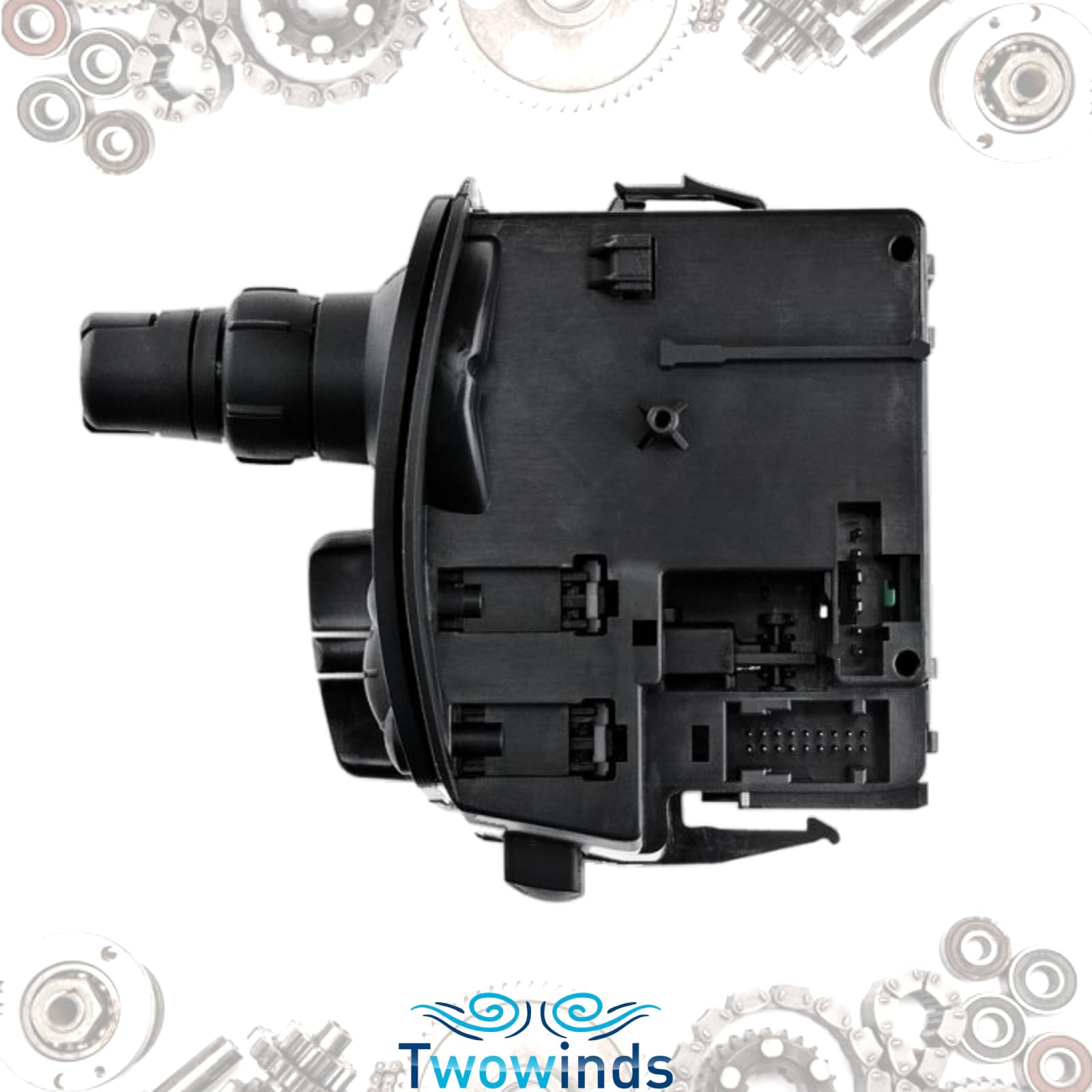 Twowinds - Leva Tergicristallo 8201590631 Compatibile con Renault Clio 3 (2005-2012) Kangoo Modus (2004-2012) - Colonna Sterzo Volante Sinistro (guida) - 7701068115 - Interruttore Radio - Comando