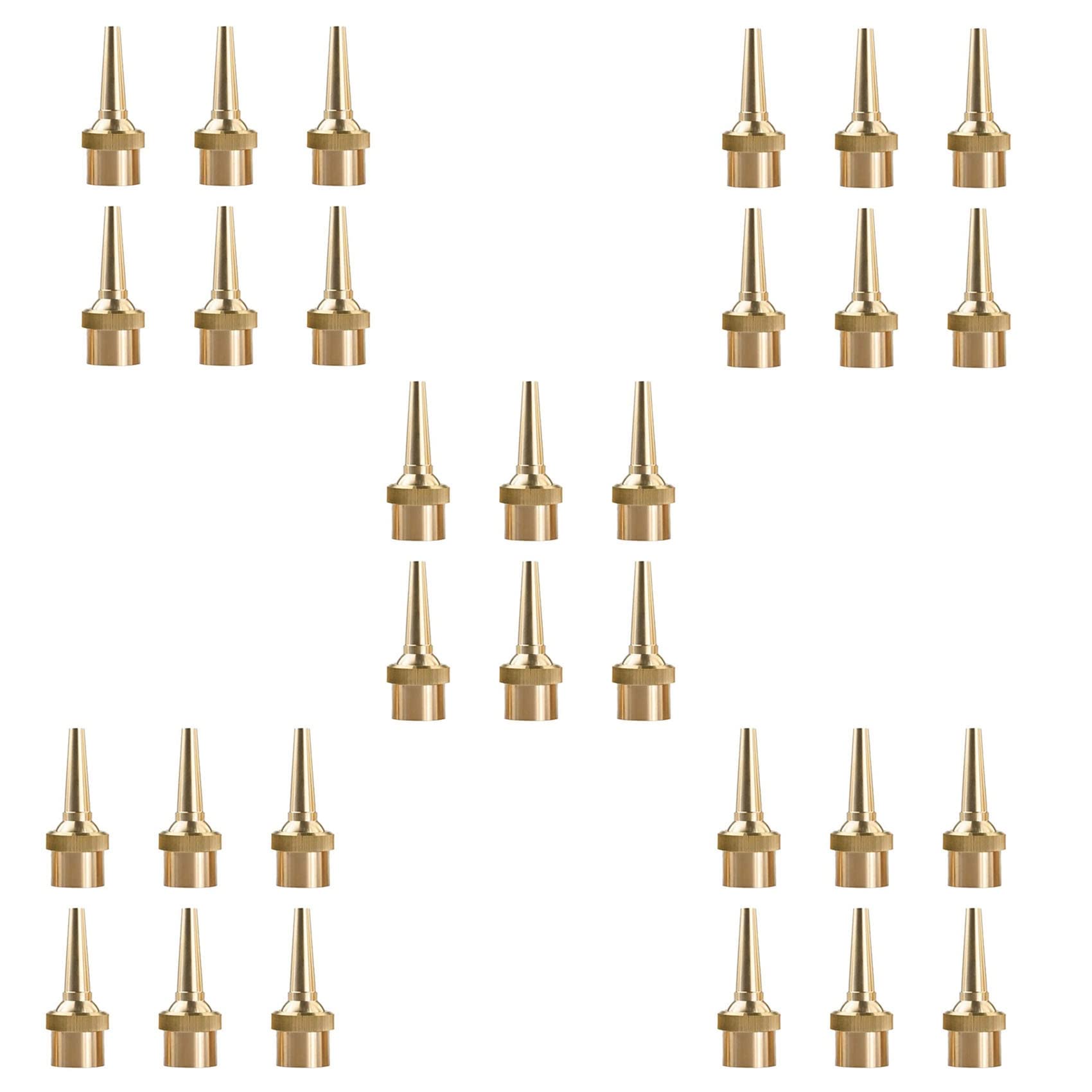 Hndhbfgrt 30 PCS Fountain Nozzle Head G1/2 DN15 Adjustable Direction Jet Water Sprinkler Head for Garden Pond Amusement Park