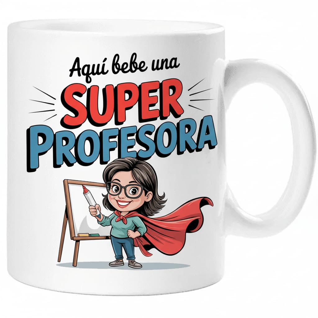 Taza SUPER POLICÍA – Regalo Original para POLICÍA | Taza de Cerámica 325ml con Diseño Superhéroe | Apta Microondas y Lavavajillas — view 58