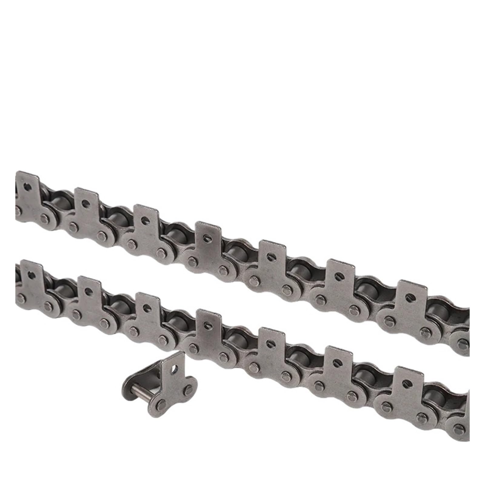 1PC Einseitige Gerade Platte Einloch-Rollenbahn-Antriebskette 1,5 Meter Kompatibel 06B 08B for Den Industriellen Einsatz | 08B-1 Chain