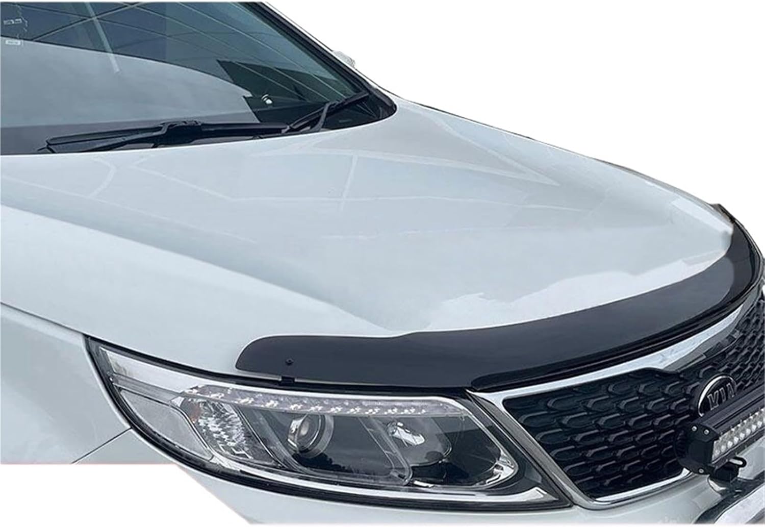 Bonnet Guard Compatible with Kia Sorento XM 2010 2011 2012 2013 2014 Front Bug Shield Hood Deflector Car Accessories