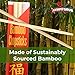 Individually Wrapped, Disposable 9 in Bamboo Chopsticks 100 Pk. Sleeved and Separated for Use in Chinese, Hibachi or Asian Restaurants. Splinter-Free Wrapped to Include with Carryout, Togo and Takeout