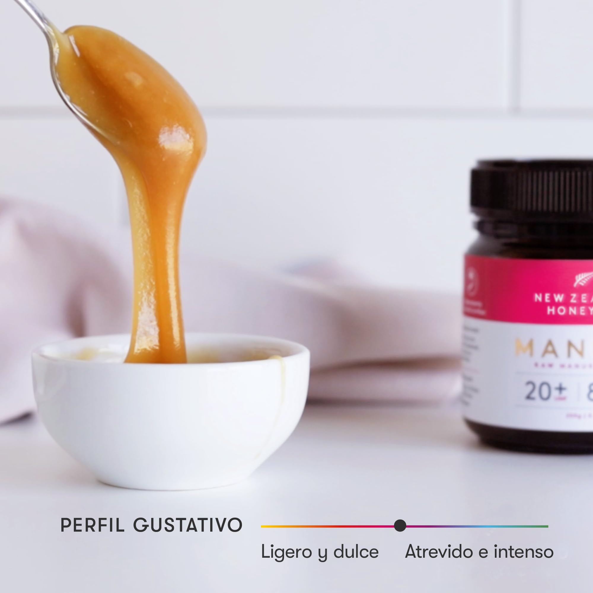 New Zealand Honey Co. Miel de Manuka MGO 829+ / UMF 20+ - 500g Tamaño Familiar - Origen Nueva Zelanda con Enzimas y Pólenes Naturales - Miel Monofloral Certificada UMF