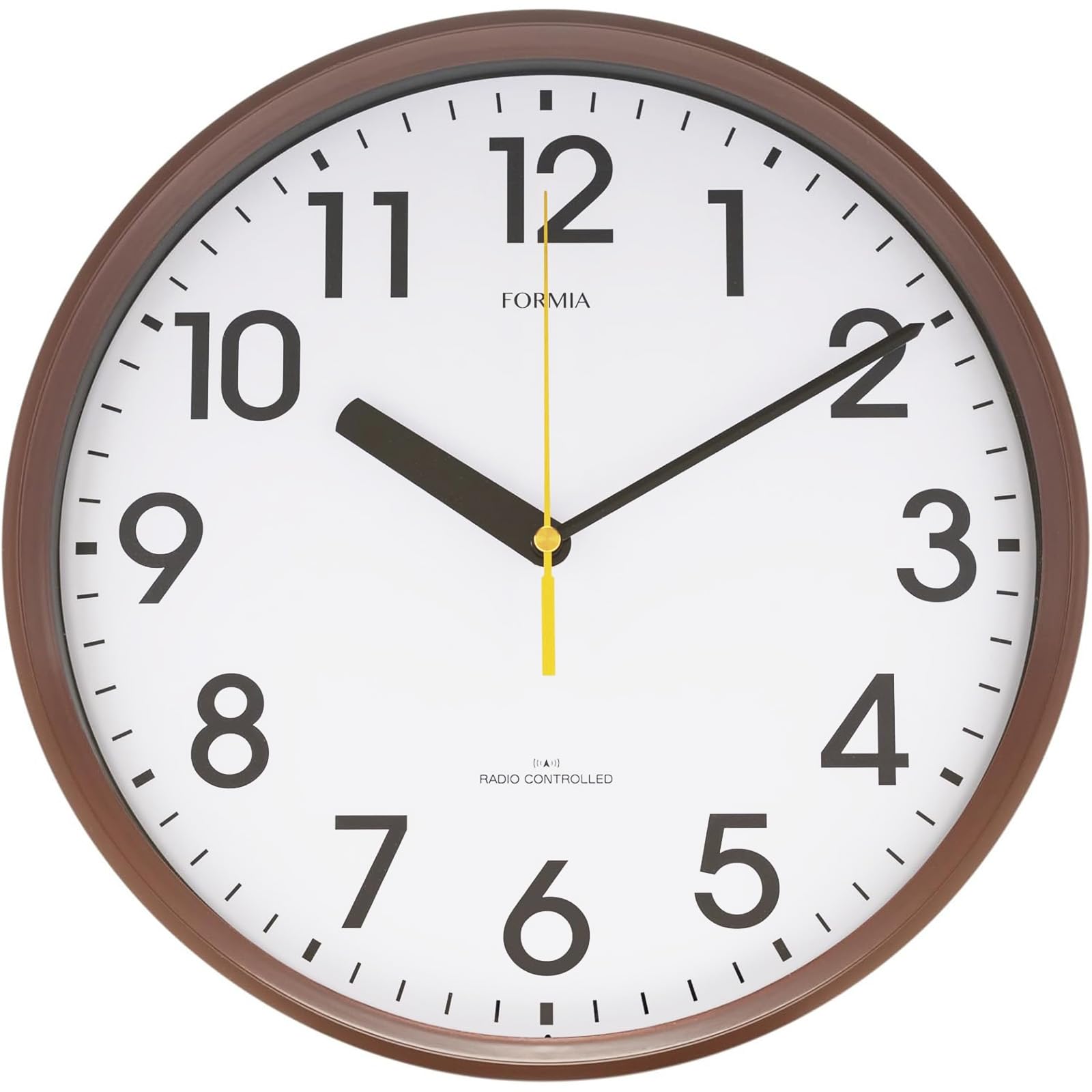 Amazon.co.jp: Formia(フォルミア) 電波時計 掛け時計 見やすい