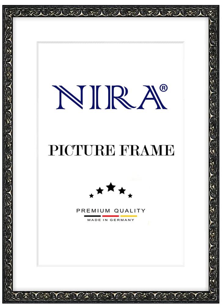 NiRa HD112 - Marco de fotos de madera maciza, 42 x 119 cm, color y tamaño a elegir, marco para pósteres, puzles, collage de fotos