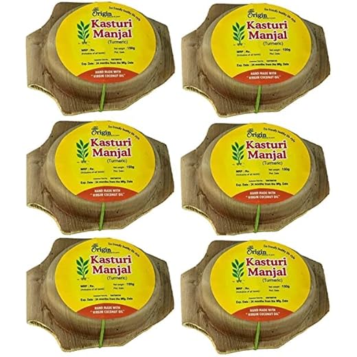 Origin Pure Soap 150g Pack of 6 - Kasturi & Wild Turmeric
