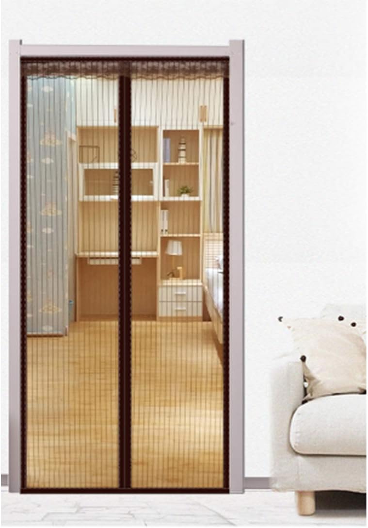 Fly Screen Door,Insect Screen Door Net Mesh Curtain Fits Door