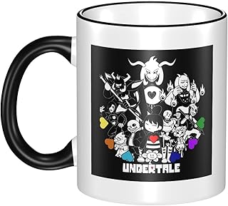 アンダーテール Undertale マグカップ コーヒーカップ コップ 陶器 電子レンジ対応 おしゃれ 大きめ 人気 大容量 330ml アニメ グッズ 雑貨 贈り物