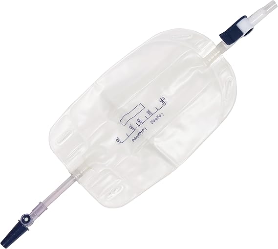 Puffio Urine Fabric Leg Bag, T Tap or Lever Tap with Soft