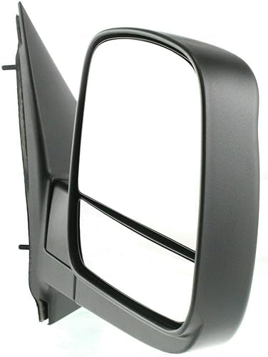 Miniatura 6 de Nuevo espejo delantero izquierdo para conductor y lado derecho del pasajero, plegable, manual, texturizado, sin calefacción, sin luz de señal, para