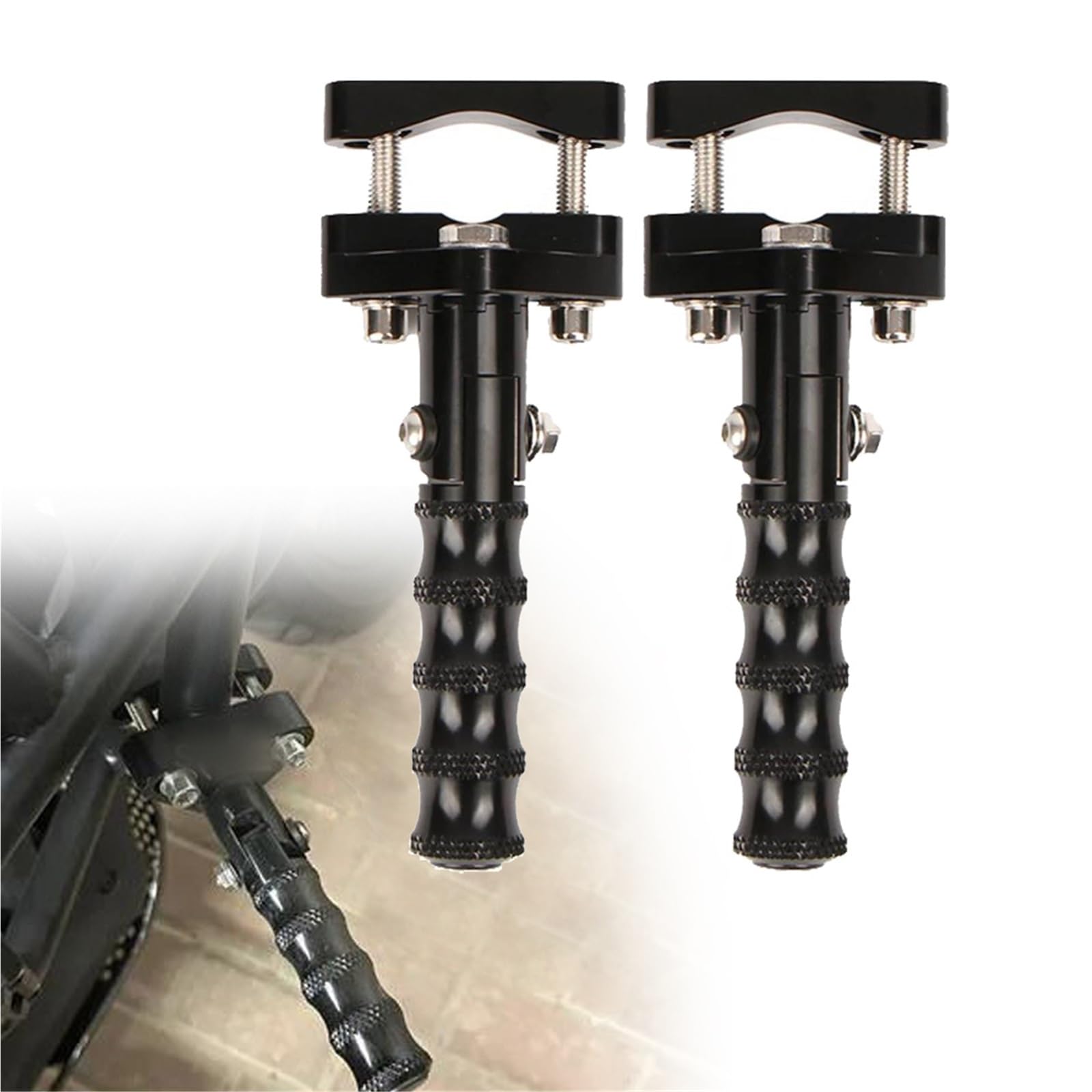 Repose-Pieds Pliable Universel Moto pour Voyager sur l'Autoroute en Himalayan