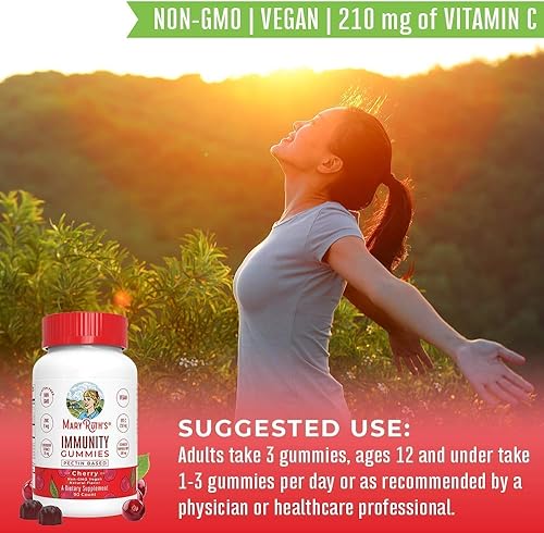 Miniatura 3 de MaryRuths - Paquete de gomitas veganas de vitamina D3 y saúco  Gomitas de vitamina D3 a base de plantas para niños y adultos 1000 UI 60 unidades