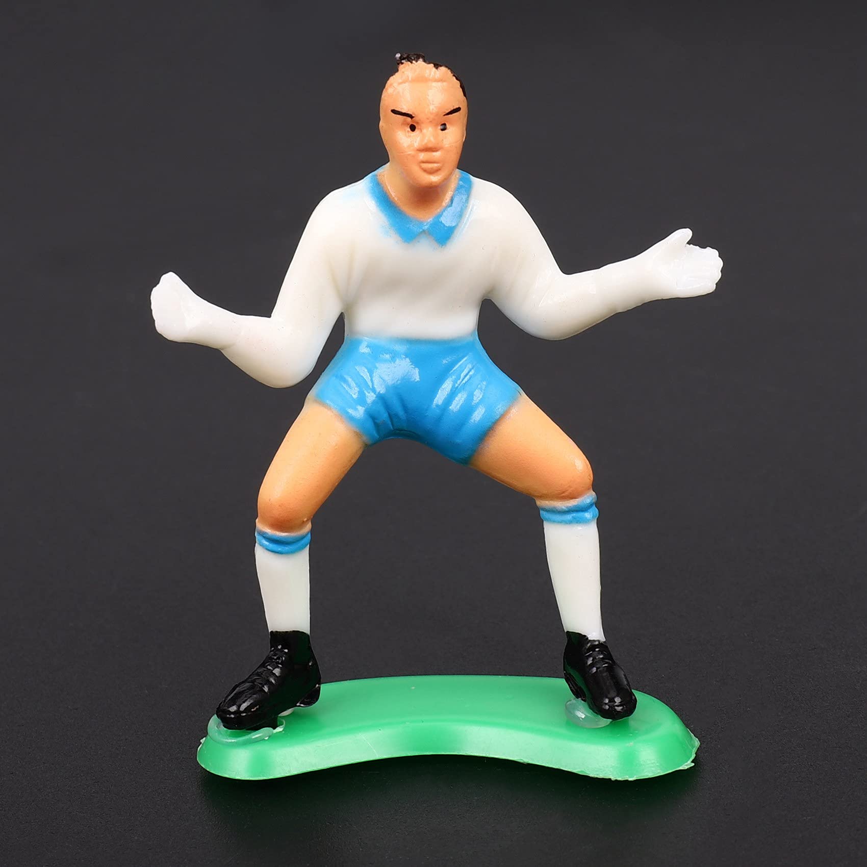 Decorazione per torta da ragazzo di calcio Giocatore di campo di calcio Bambola Cupcake Top Decorazione di buon compleanno Sport Fornure per feste per bambini  15