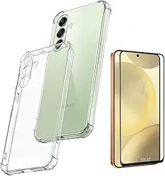 Capa Case Capinha Anti Shock para Galaxy M35 + Película 5D 9D Full Cover Ceramica