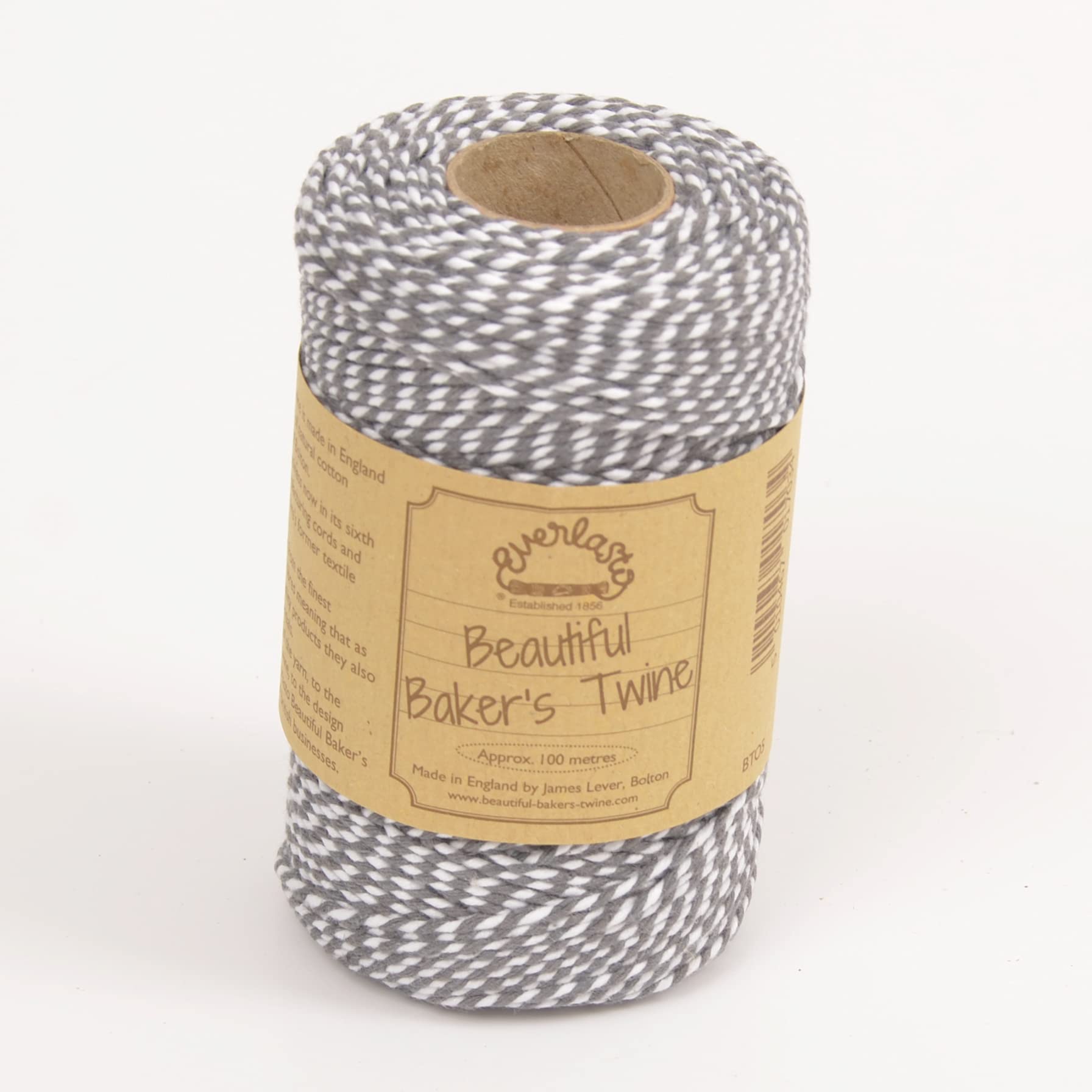Everlasto Lakeland Slate 100M - Original 'Beautiful Bakers Twine' (2Mm Approx) (Lakeland Slate)