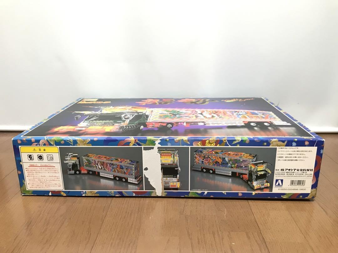 Amazon.co.jp: アオシマ 132 LED 光るデコトラ 龍勢 ナイトシーン 