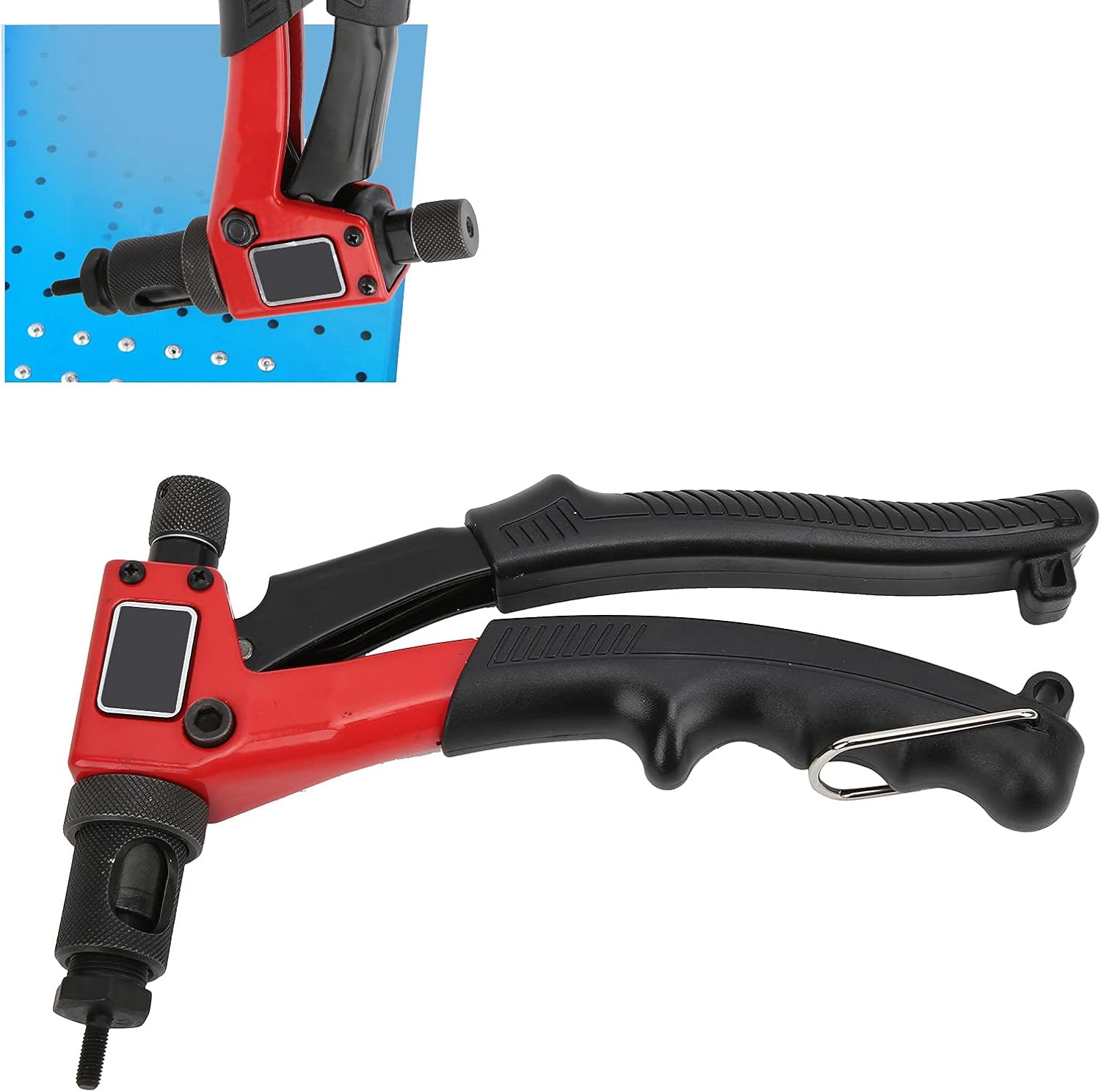 Fafeicy BT-603 Rivet Nut Gun Kit, Carbon Steel Hand Riveter Setter Tool, with Manual Rotation Back Device, for M3, M4, M5, M6, Rivet Gun