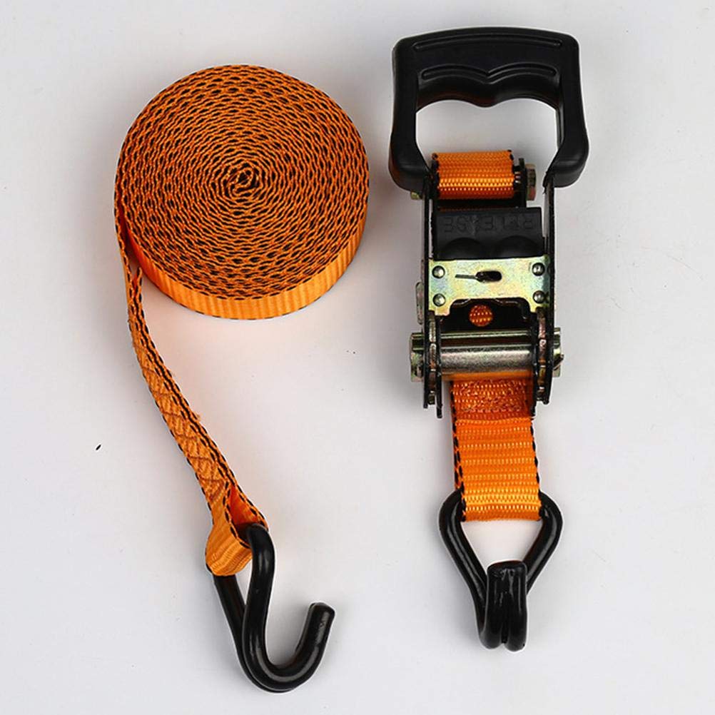 Riemen hinunterbinden Schnallebindergürtel Gürtelgurte für Auto Motorrad Fahrrad mit Metallschnalle Schleppseil Starker Ratschengürtel für Gepäcktasche (Color : 38mmX5m Strip)