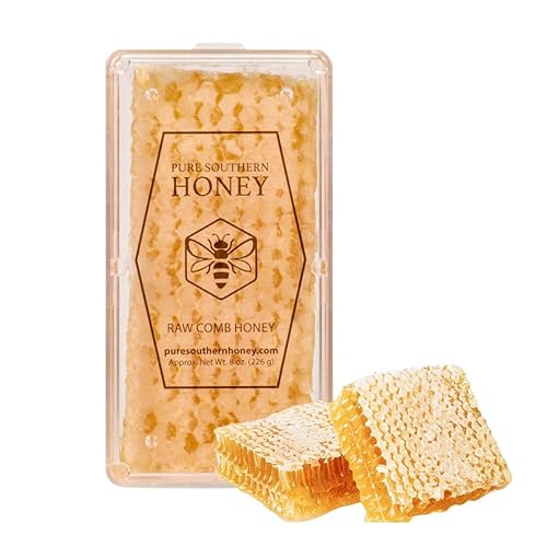 Miniatura 7 de Nido de abeja comestible crudo de aproximadamente 14 onzas - Hecho en Estados Unidos por Pure Southern Honey