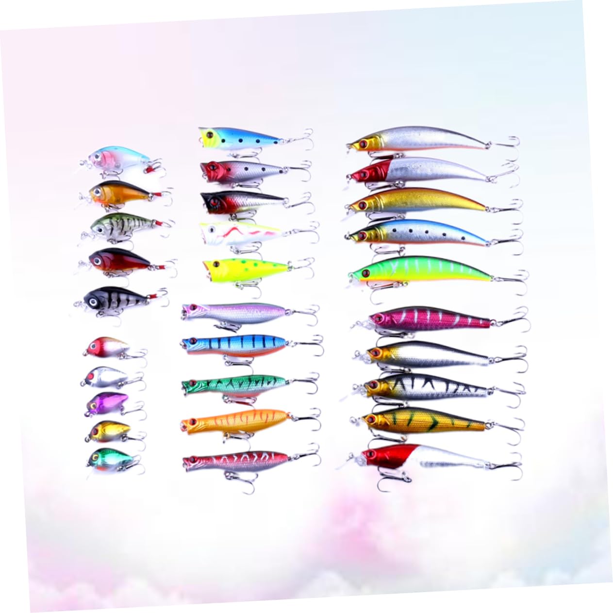 Leurres de Pêche en Métal Forme Poisson 6 Spécifications 30 Ambiance Noël