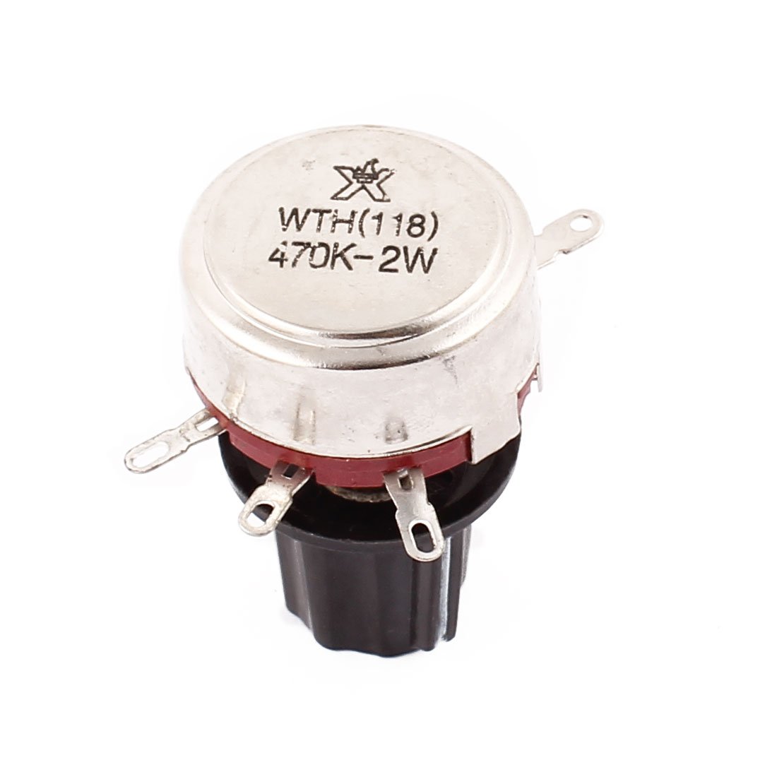 Aexit WTH118 Rotary Control electrical Carbon Film Potentiometer 470K Ohm Adjustable Resistance w Cap