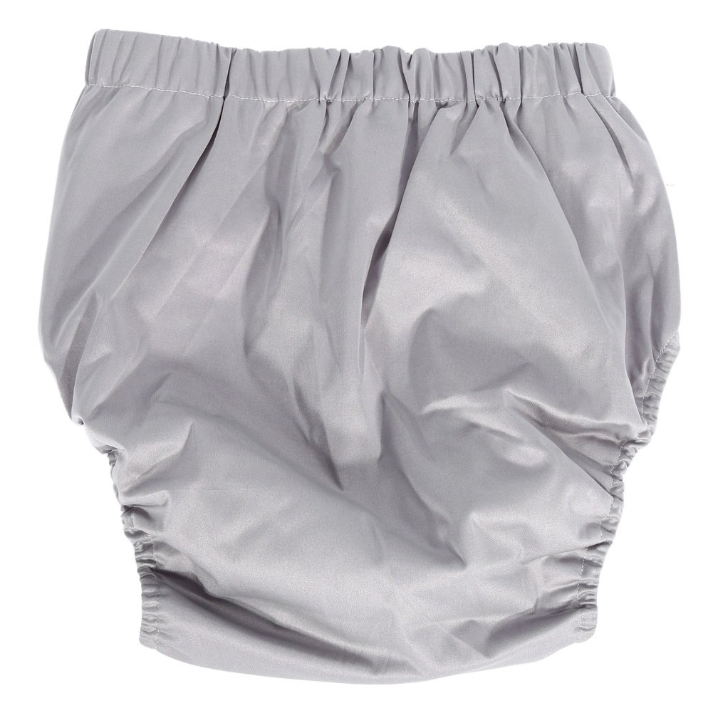 Nikou Pannolini Lavabili per Adulti, Riutilizzabile Biancheria Intima Mutande Incontinenza, Lavabili e Regolabile, Pantaloni per Pannolini traspiranti (Colore : Grigio)