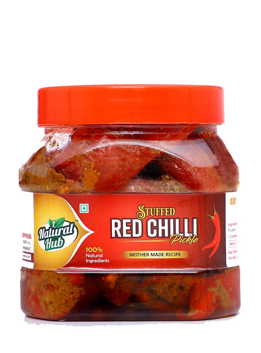 Natural Hub Homemade Banarasi Red Chilli Pickle, Lal Mirchi Ka Achaar (500 gm) (B08PPTC7GV) Amazon Price History, Amazon Price Tracker