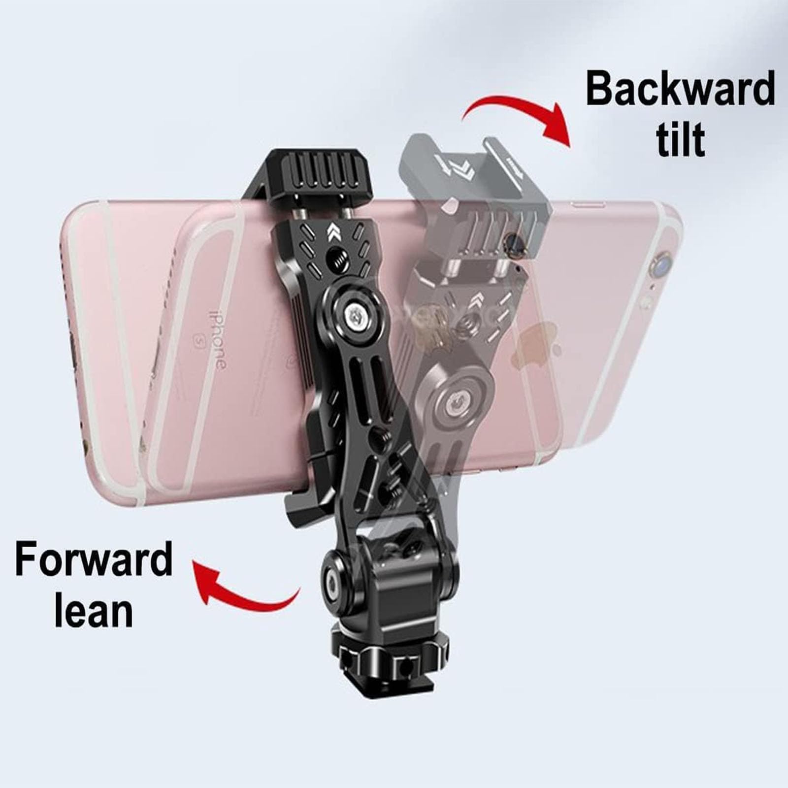 Neewer Abrazadera Universal Para Lente De Cámara De Teléfono Para Lentes De Teléfono De 0.669 In A 1.457 In Y 2.283 In, Anillo Adaptador De Filtro, Soporte De Trípode Compatible Con