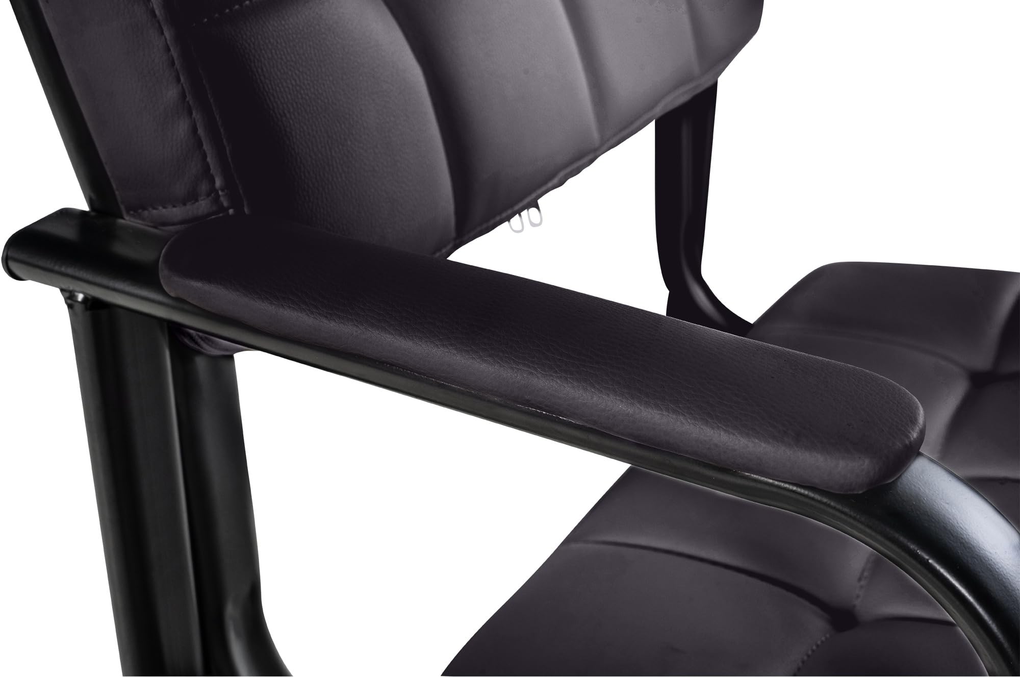 Sedia Visitatore Canada B Similpelle Nero