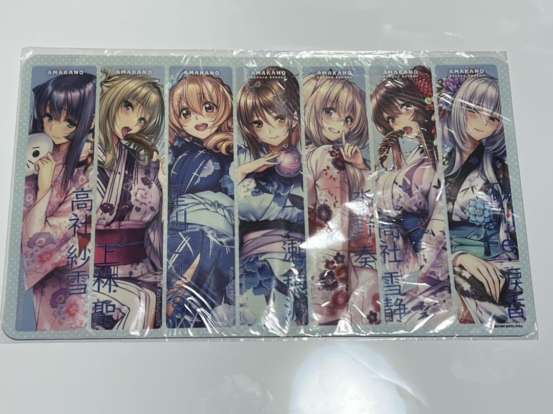 アマカノシリーズ2025 アマカノ2+ コラボカフェ ラバーマット デスクマット Amazon.co.jp: アマカノシリーズラバーマット アマカノ2＋