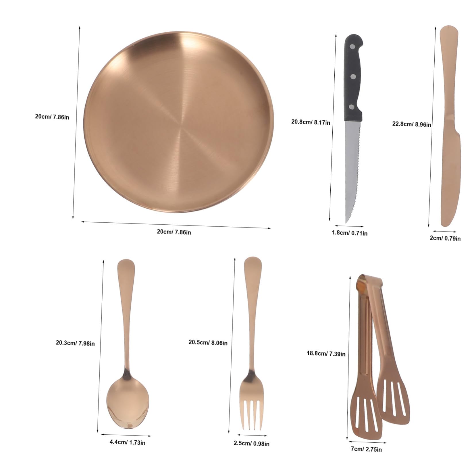 Edelstahl Camping Utensil Mit Fall Für Reisen Picknicks Und Outdoor-aktivitäten Wiederverwendbares Besteck Robustem Material