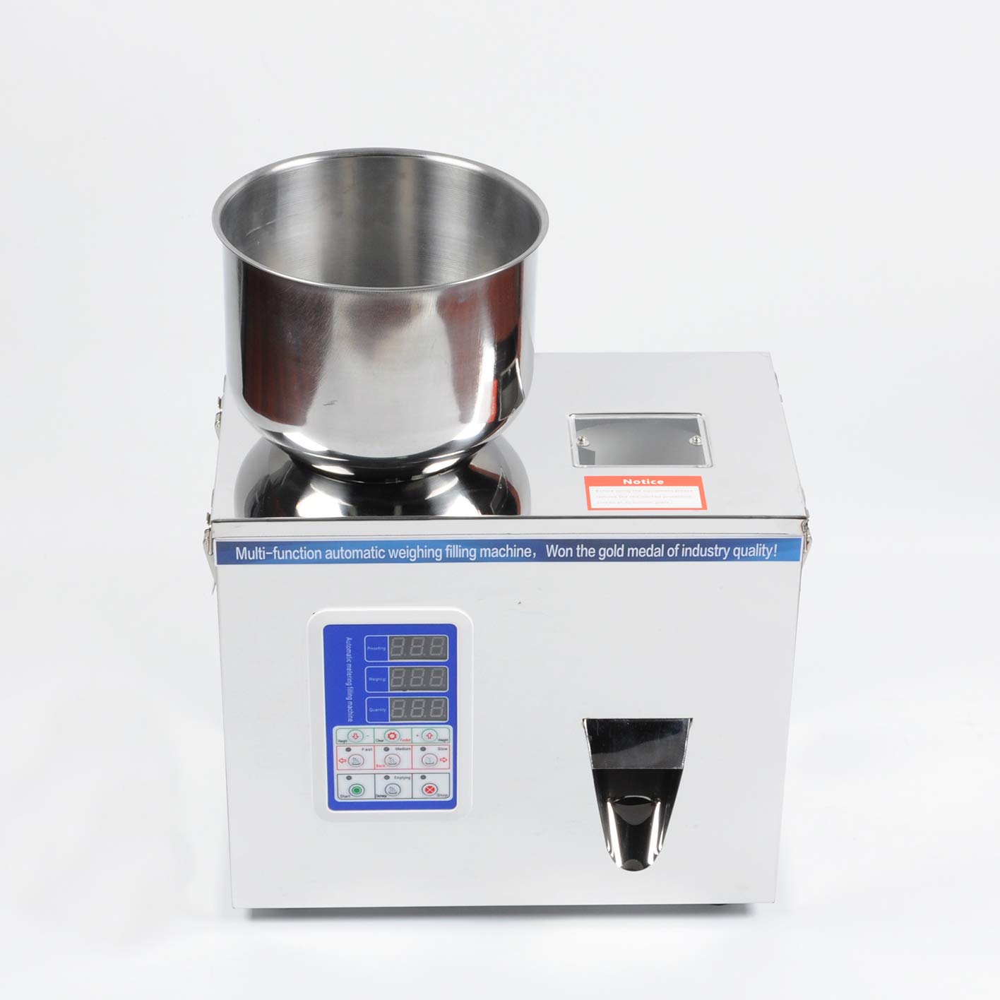 Rhegeneshop 2-20 G Semi-Auto Powder Particle Subpackage Device Weighing Filling Machine