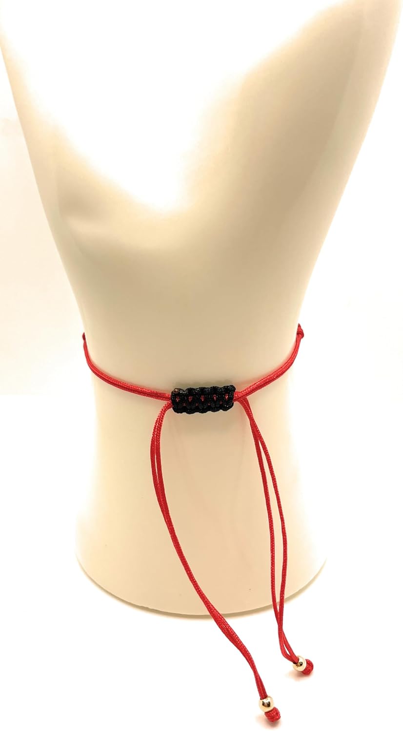 Red String Bracelet, Evil Eye Bracelet, Pulsera para el Mal de Ojo, Ajustable Bracelet, Protection Bacelet, Evil Eye Jewelry, Women Jewelry, Azabache Bracelet, Real Azabache. - Image 5