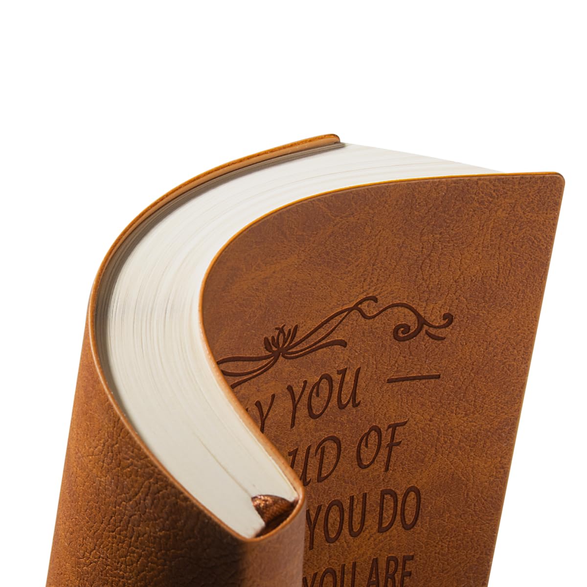 Dankeschön-Geschenke, Leder-Schreibtagebuch, Notizbuch mit Stifte-Set, Aufschrift "May You Be Proud of the work You Do", inspirierende Geschenke, Wertschätzungsgeschenke für Frauen, Männer